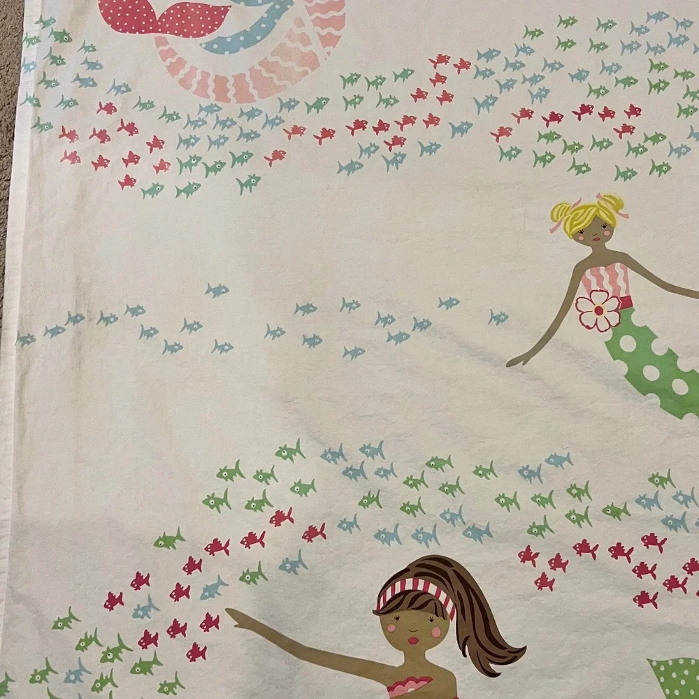 Pottery Barn Kids Mermaid Shower Curtain